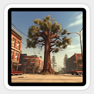 Redwood tree Sticker